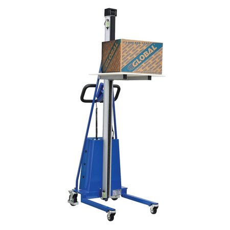 GLOBAL INDUSTRIAL Office Work Positioner Lift Truck, Battery Powered, 220 Lb. Capacity 988927